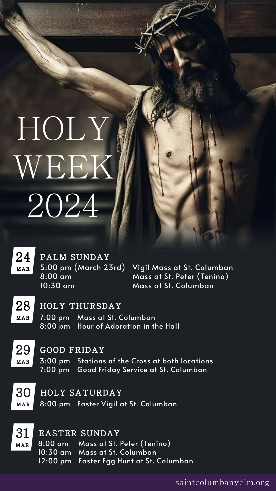 Holy Week - Made with PosterMyWall